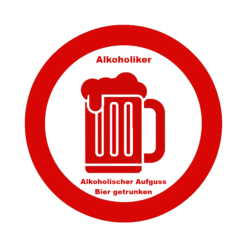 Abzeichen Alkoholiker