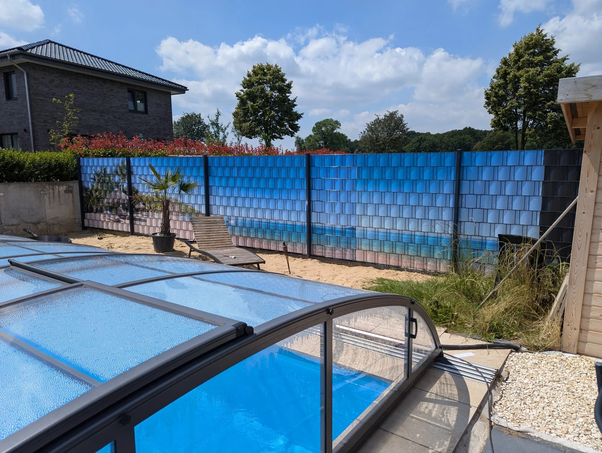 Pool Wasserqualität und Tiefe