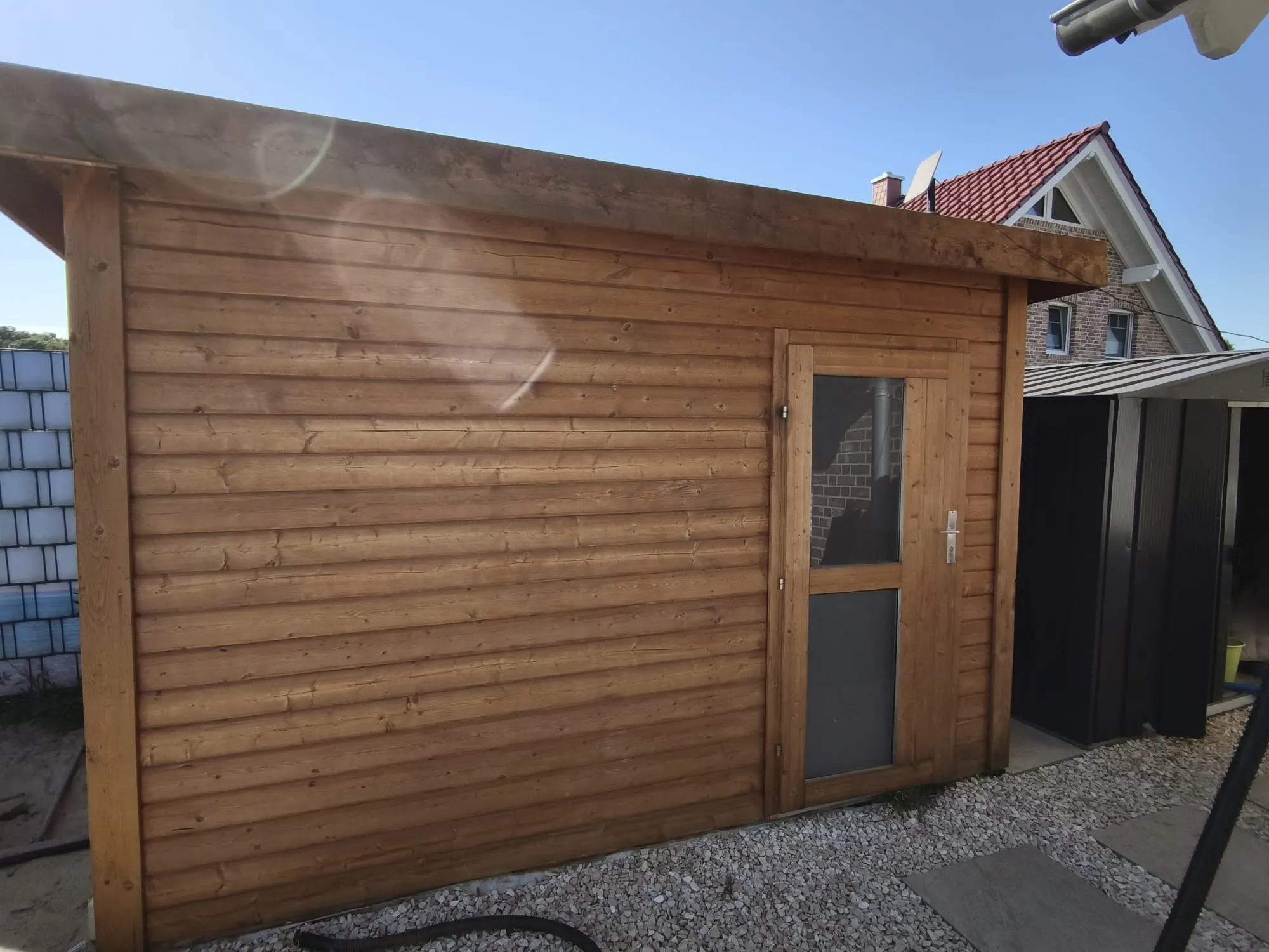 Sauna Außenansicht