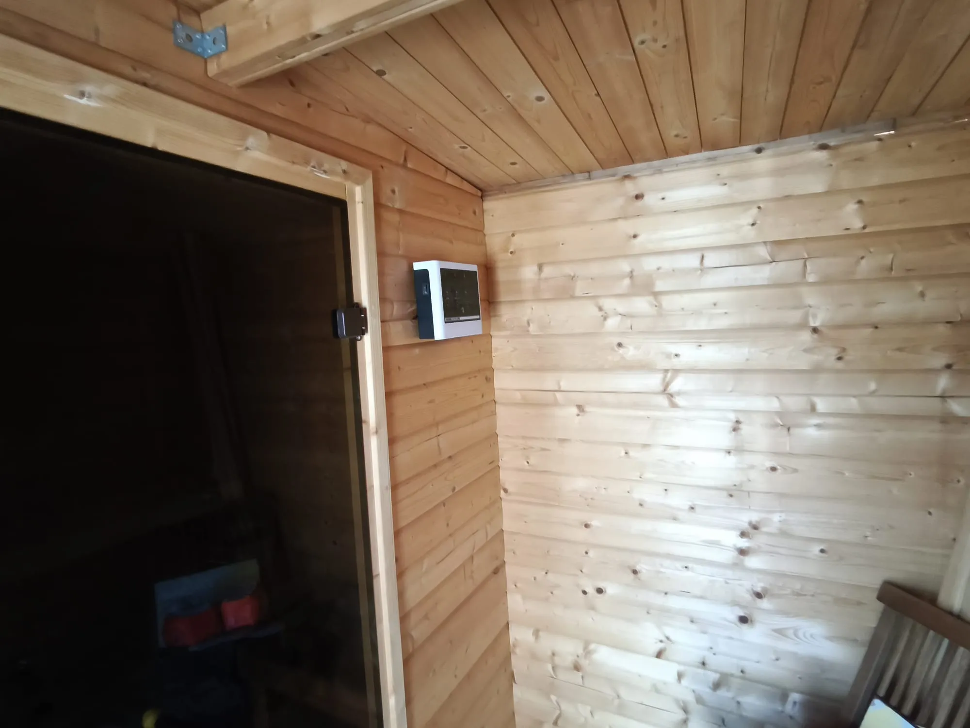 Sauna 9kW Ofen und Liegen